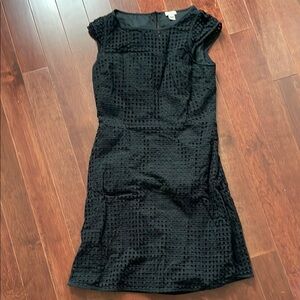Elegant Black Cotton J.Crew dress